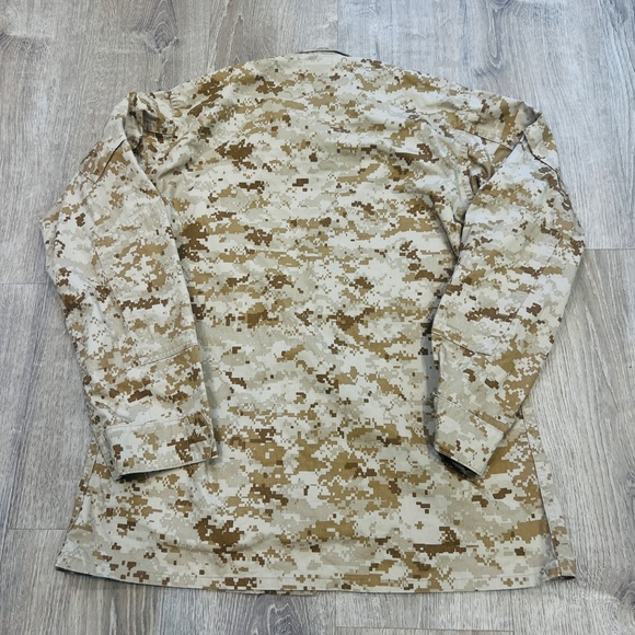 US Marine Corps MCCUU Desert Marpat Blouse Jacket USMC Military Large Long  - Picture 4 of 16